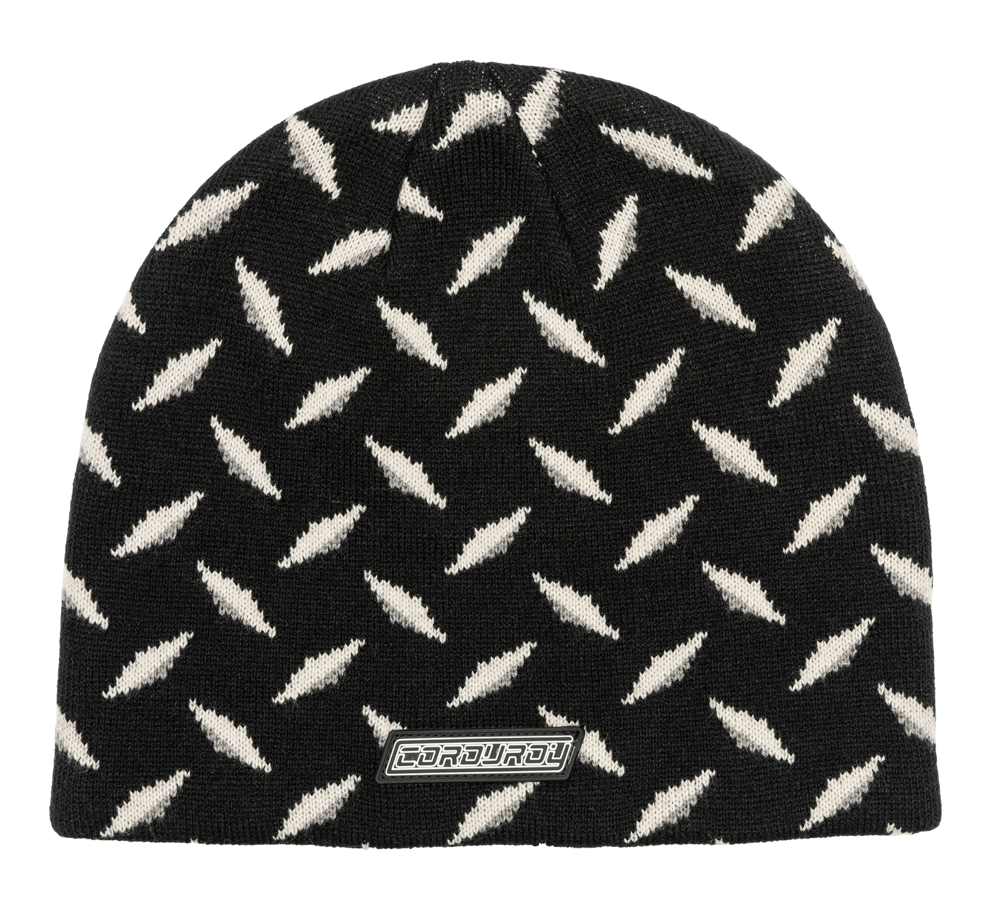 DIAMOND PLATE BEANIE - BLACK