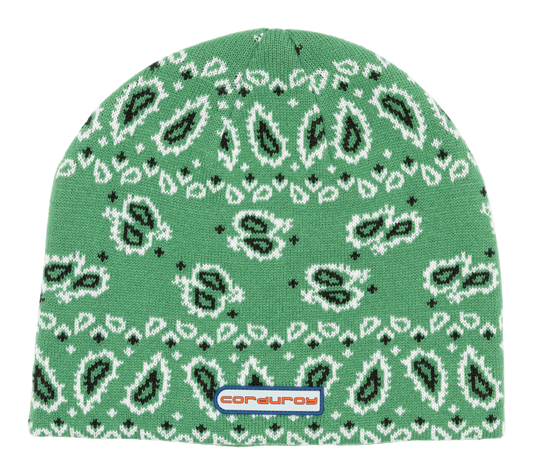 BANDANA BEANIE - GREEN