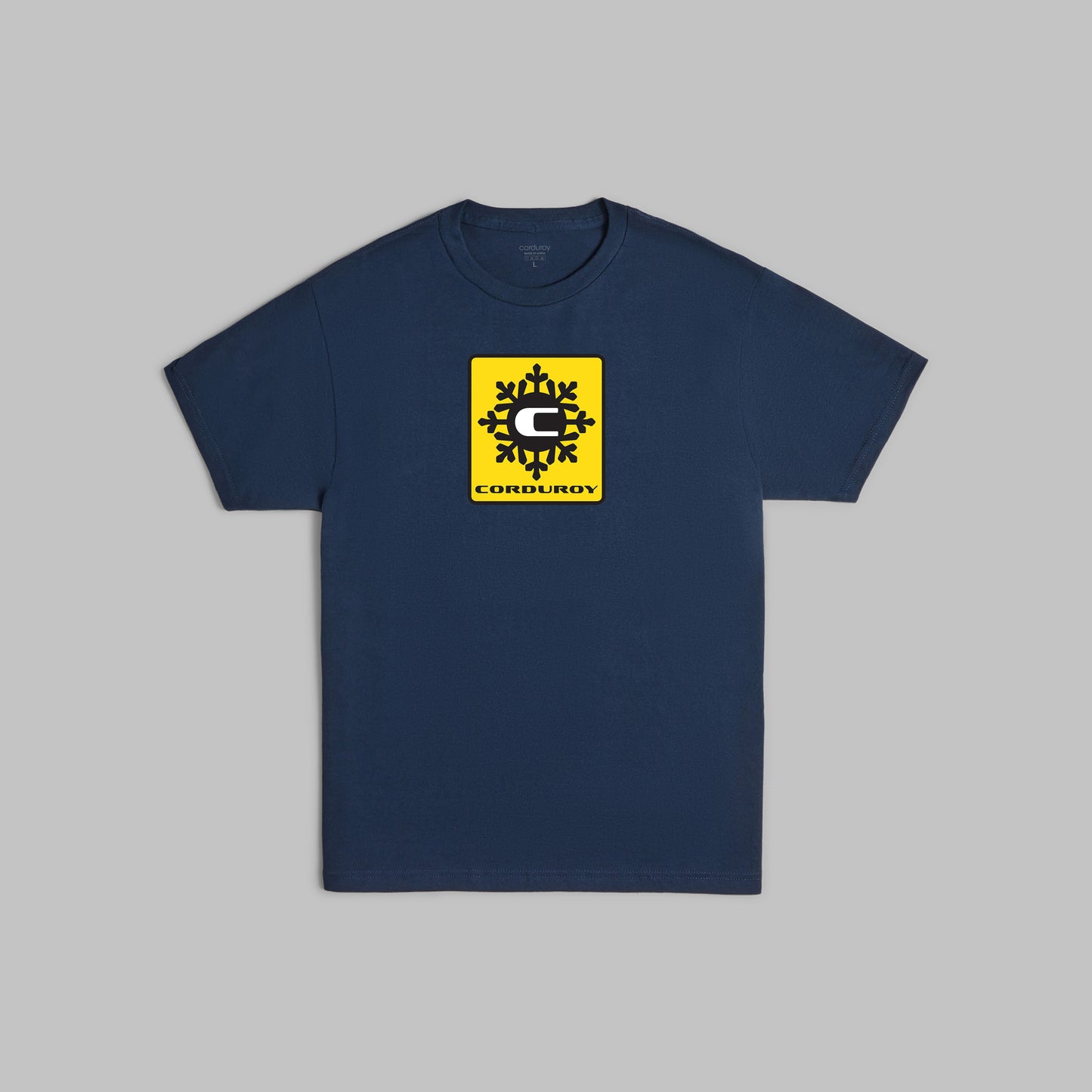 CORDUORY BADGE TEE NAVY