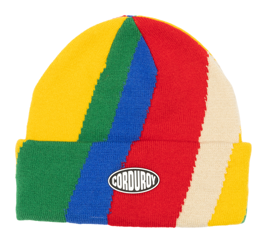 VERTICAL BEANIE - RAINBOW